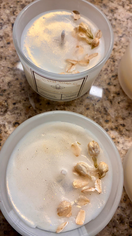 Oatmeal& Honey 4oz Beeswax Candle