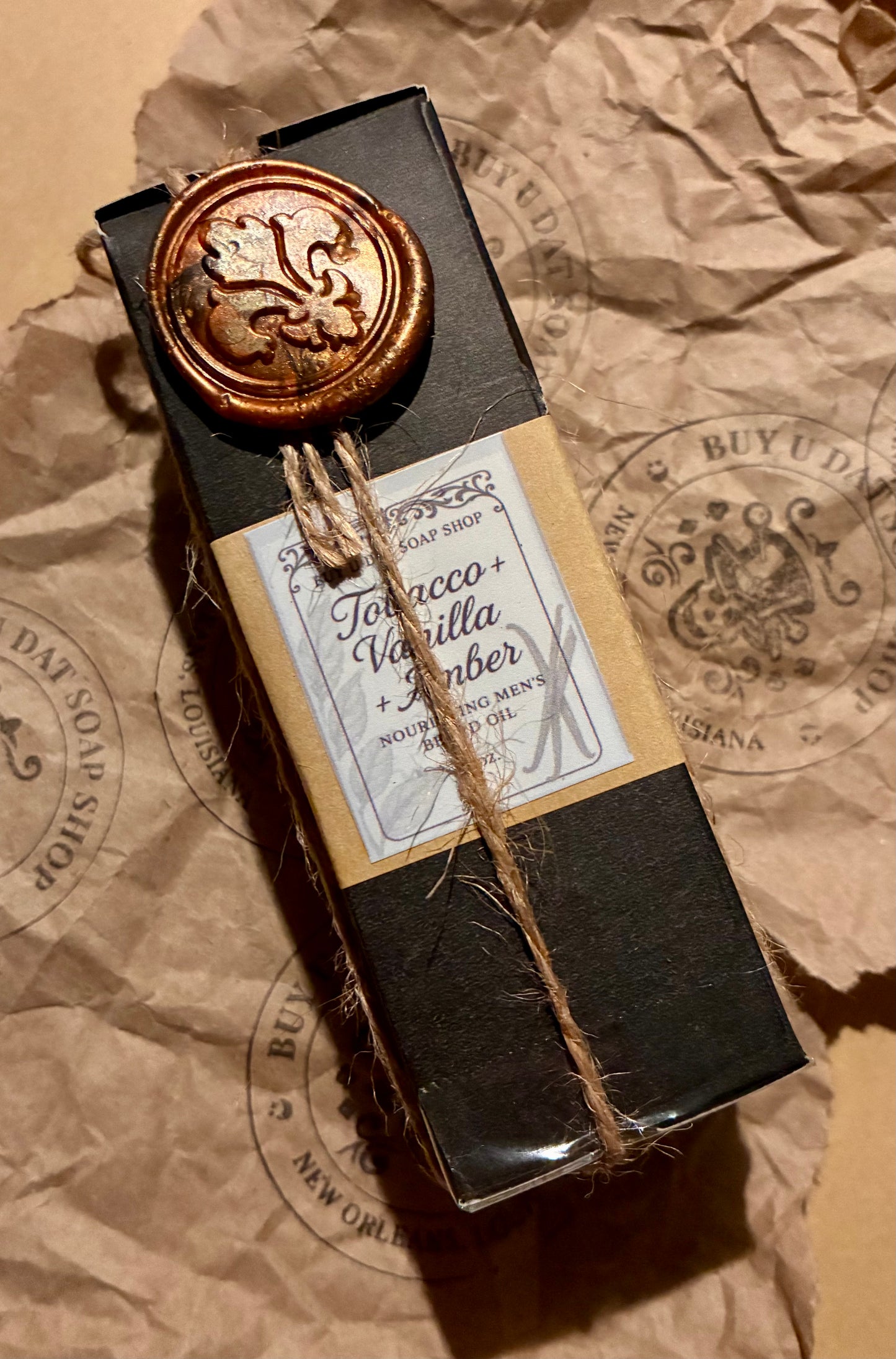 Tobacco + Vanilla+Amber Men’s Beard Oil