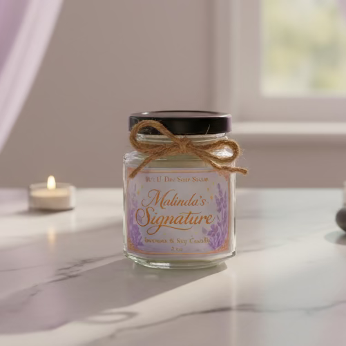 Malinda’s Signature-2oz Beeswax&Soy Candle