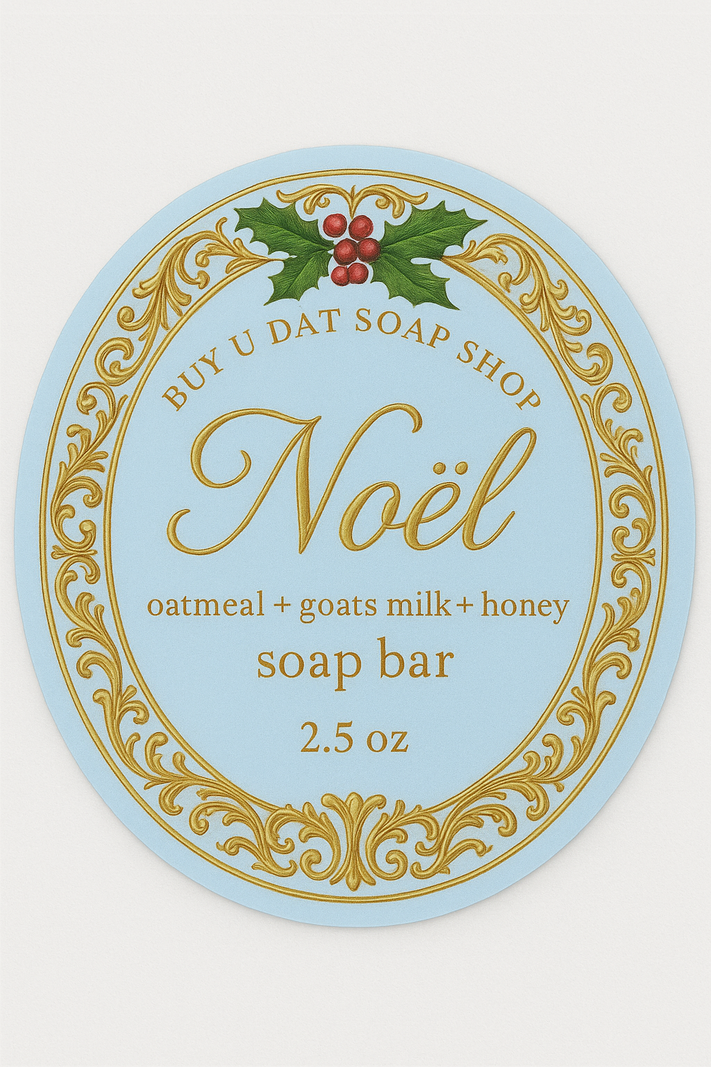 Noël-Loofah Christmas Soap Bar