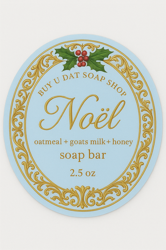 Noël-Loofah Christmas Soap Bar